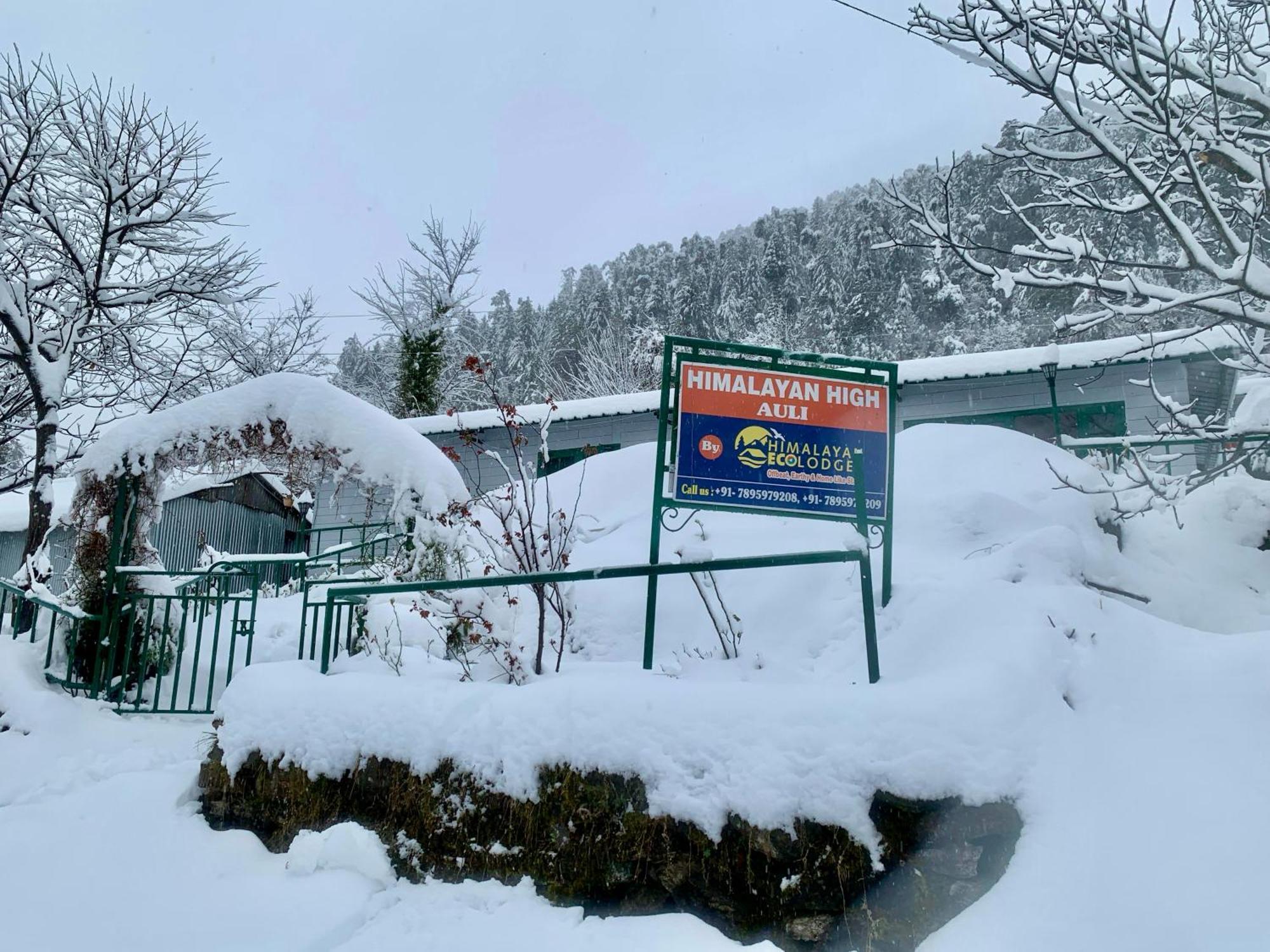 Himalayan High, Auli, By Himalayan Eco Lodges Joshīmath Exteriér fotografie